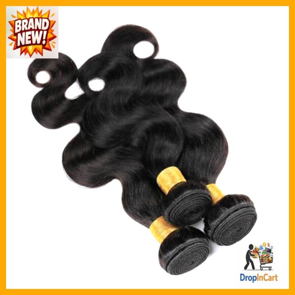 Brazilian Body Wave Human Hair Extensions Double Weft Virgin Hair Bundles